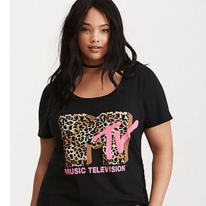 MTV Scoop Neck T Shirt